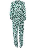 Stella Mccartney Monia Floral Jumpsuit, Women's, Size: 42, Black, Silk