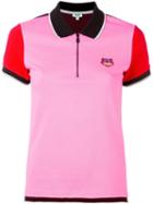 Kenzo 'mini Tiger' Polo Shirt, Women's, Size: Large, Pink/purple, Cotton