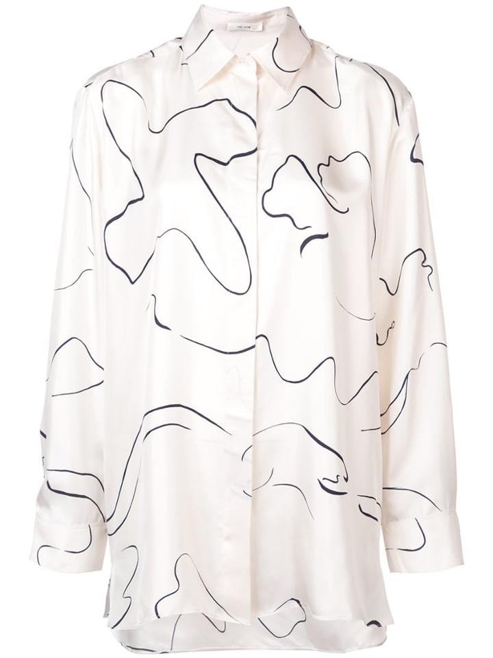 The Row Oversized Printed Shirt - White