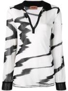 Missoni Abstract Pattern Knitted Top - White