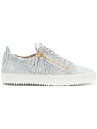 Giuseppe Zanotti Design Gail Python Print Sneakers - White