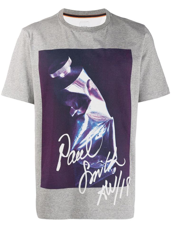 Paul Smith Photographic Print T-shirt - Grey