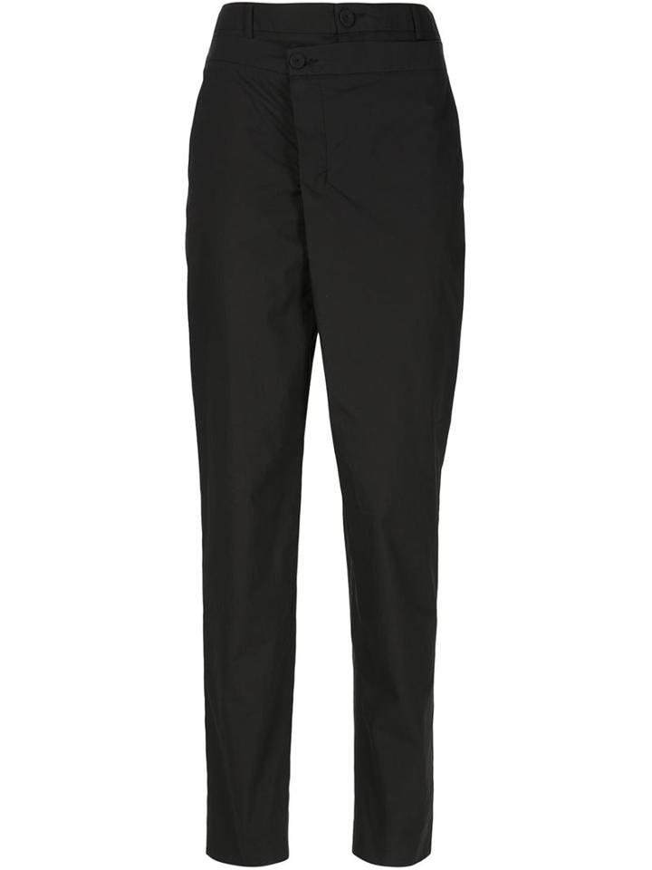 Alexandre Plokhov Double Front Trousers, Women's, Size: 38, Black, Cotton