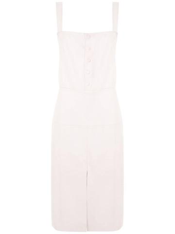 Clé Vestido Fenda - White