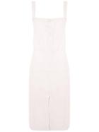 Clé Vestido Fenda - White