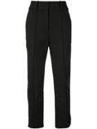 Veronica Beard Cropped Tapered Trousers - Black