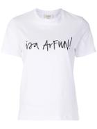 Isa Arfen Logo Print T-shirt - White