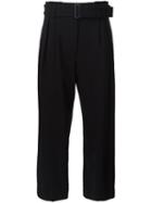 A.l.c. Cropped Trousers, Women's, Size: 8, Black, Viscose