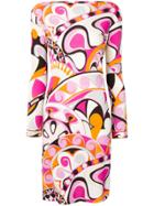 Emilio Pucci Printed Long-sleeve Dress - Multicolour