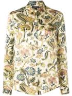 Antonelli Floral Print Shirt - Nude & Neutrals