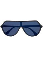 Fendi Eyewear Roma Amor Oversized Sunglasses - Black