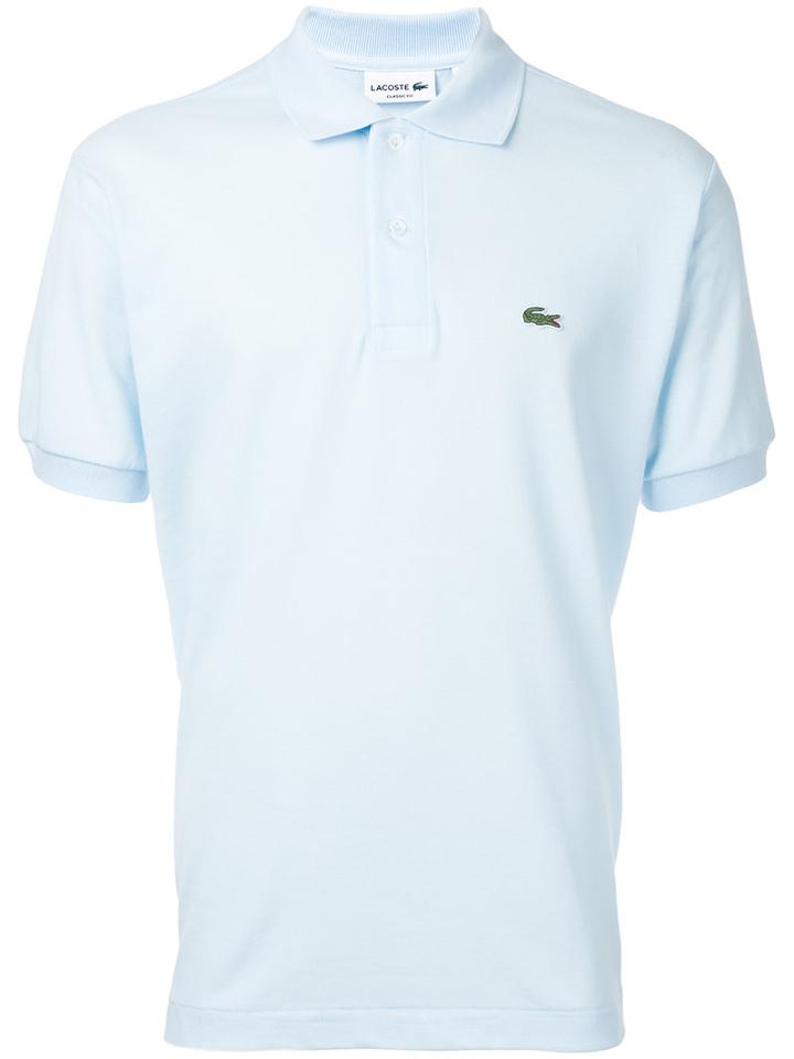 Lacoste - Logo Patch Polo Shirt - Men - Cotton - L, Blue, Cotton