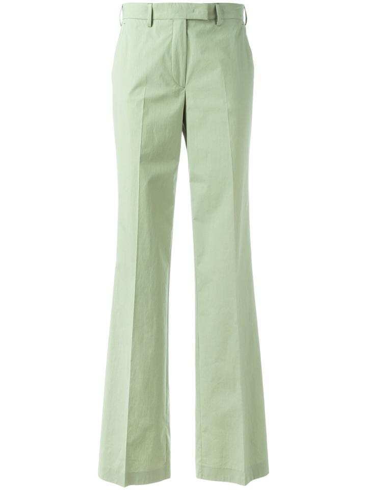 Etro High-waisted Flared Trousers - Green