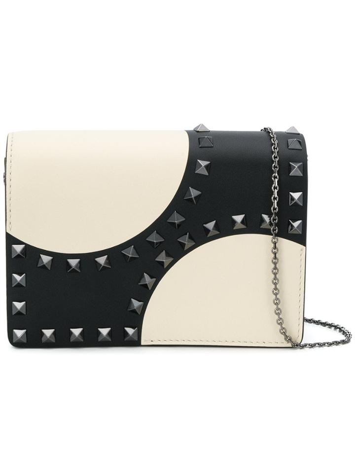 Valentino Valentino Garavani Rockstud Pouch With Chain - Black