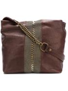 Laura B Mini Maxi Testa Bag - Brown