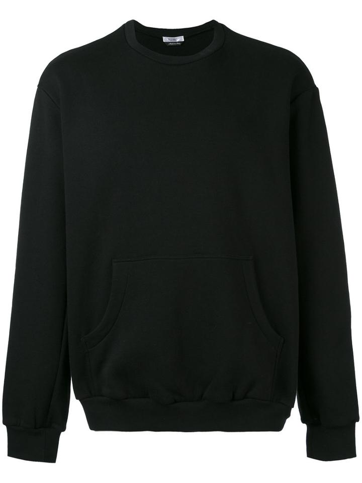 Selfmade By Gianfranco Villegas - Stitched Logo Sweatshirt - Men - Cotton - 50, Black, Cotton