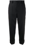 Comme Des Garçons Noir Kei Ninomiya Tailored Cropped Trousers - Black