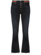 Veronica Beard High-waist Cropped Jeans - Blue