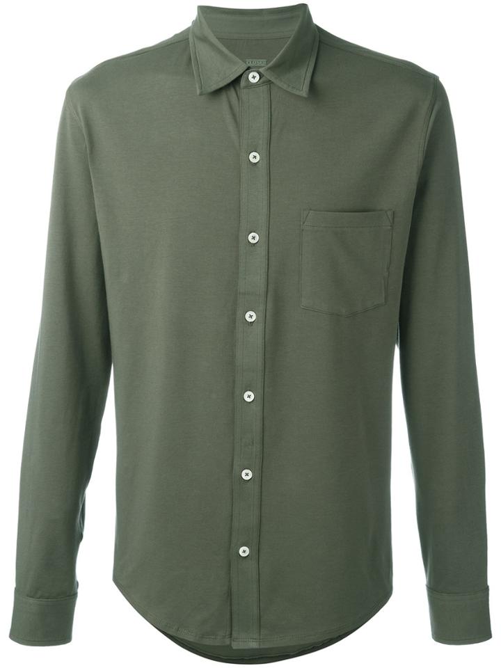 Closed Patch Pocket Shirt - Green