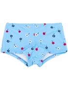 Oscar De La Renta Kids - Floral Print Bikini Pants - Kids - Polyester/spandex/elastane - 8 Yrs, Blue