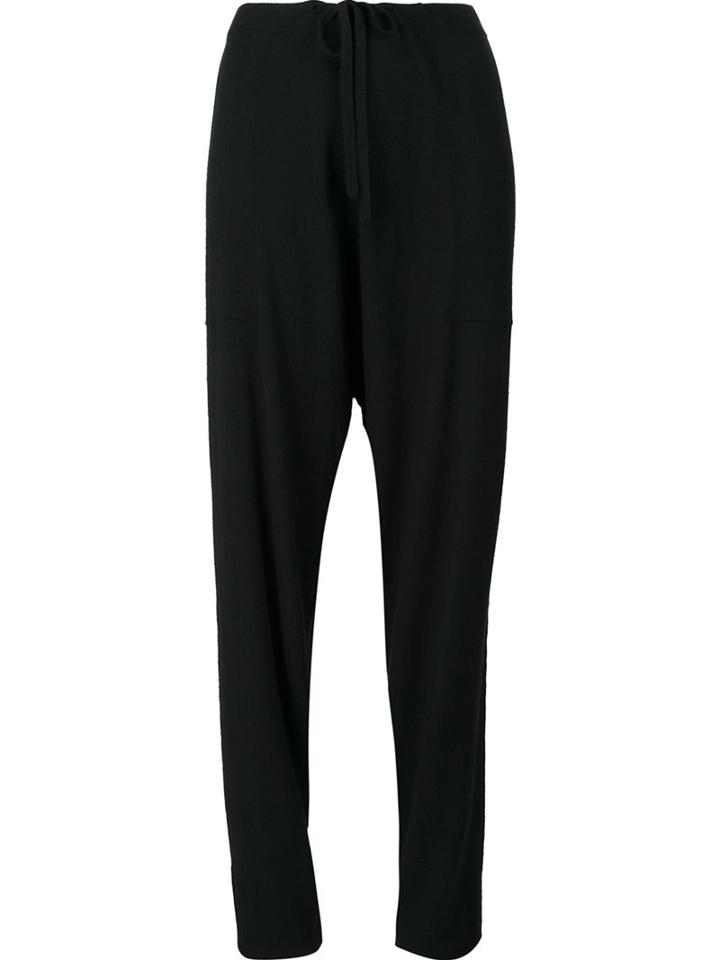 Denis Colomb 'mallory' Saroeul Trousers, Women's, Size: Small, Black, Cashmere