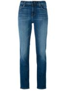 J Brand Straight Leg Jeans, Women's, Size: 31, Blue, Cotton/polyurethane