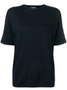 's Max Mara Short-sleeve Fitted Sweater - Blue