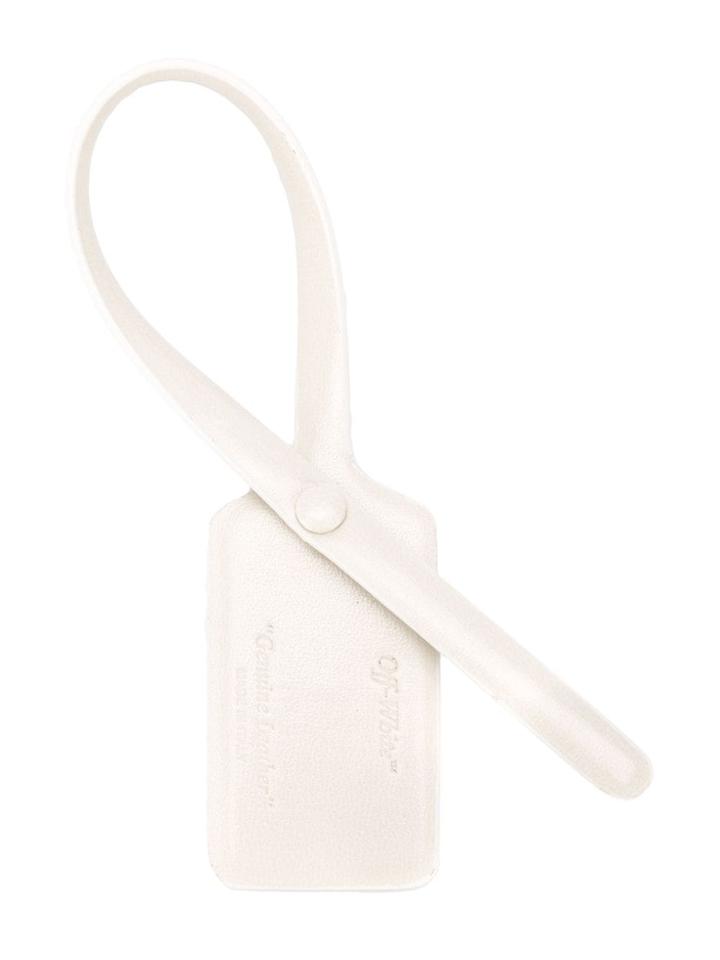 Off-white Logo Bag Tag - Grey