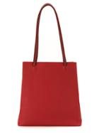 Sarah Chofakian Plain Tote Bag - Red