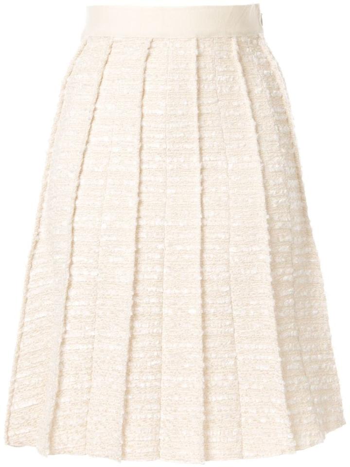 Giambattista Valli Tweed Midi Skirt - Neutrals
