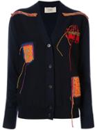 Ports 1961 Patch Pocket Cardigan - Blue