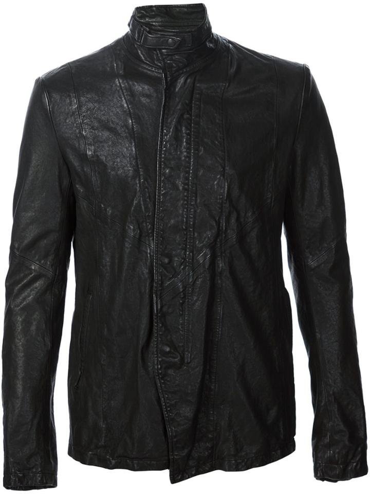 Julius Stand Collar Jacket - Black