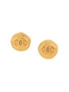 Chanel Pre-owned Cc Logos Earrings - Gold
