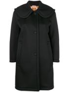 No21 Single Breasted Coat - Black