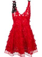 Giamba Flower Apliqué Dress