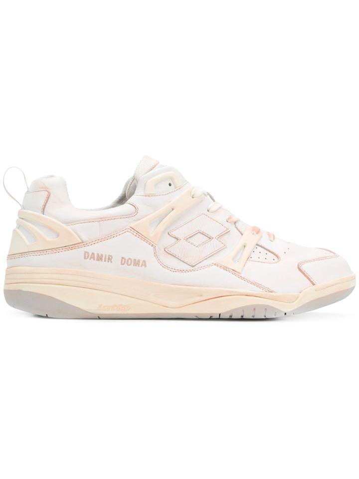 Damir Doma Logoed Platform Sneakers - White