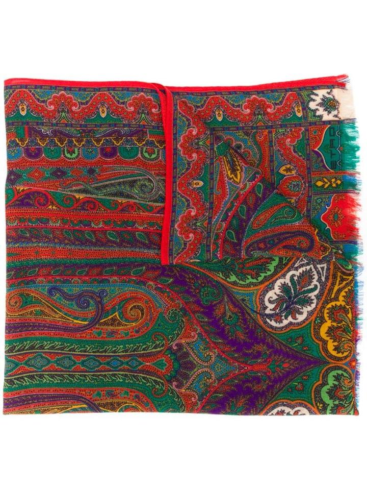 Etro Chal Delhy Scarf - Red