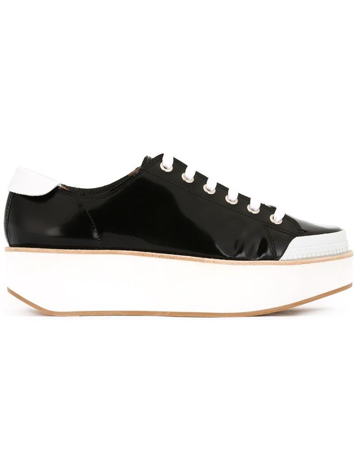Flamingo S Tatum Sneakers, Women's, Size: 39, Black, Leather/rubber