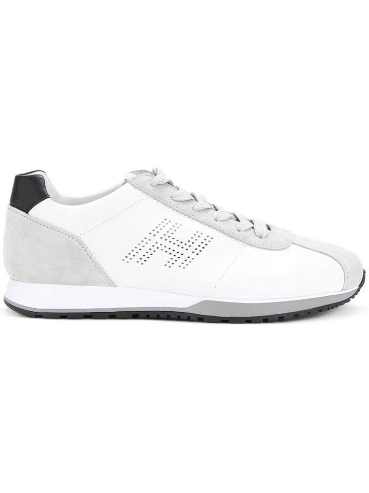 Hogan Lace-up Low Top Sneakers - White
