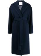 Giada Benincasa Belted Knee-length Coat - Blue