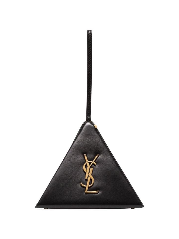 Saint Laurent Black Pyramid Box Bag
