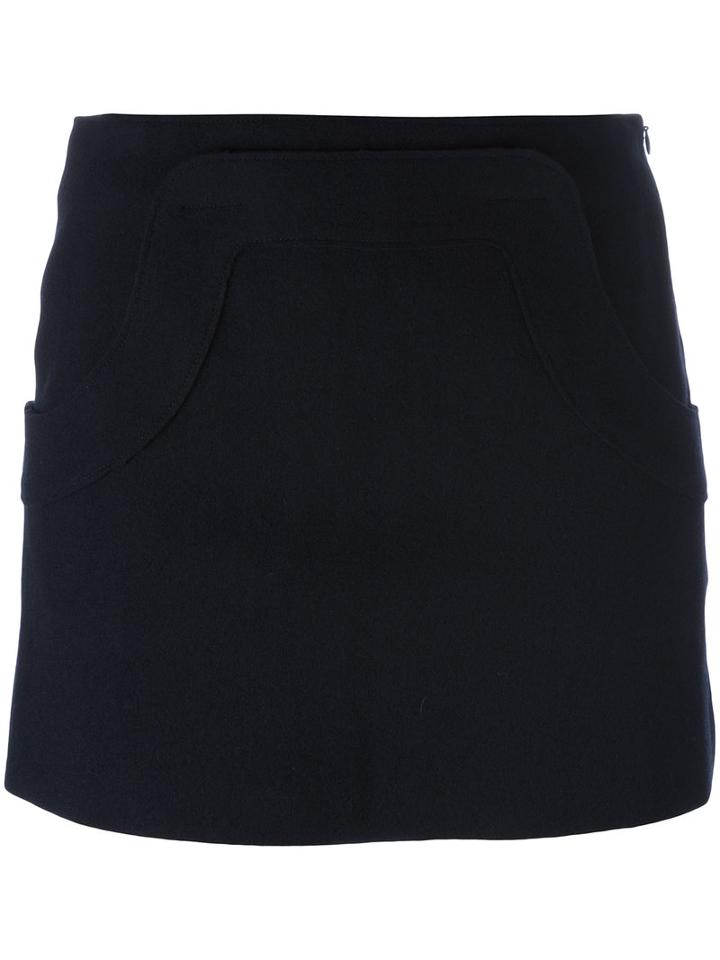 Hache Mini Skirt, Women's, Size: 42, Blue, Polyamide/spandex/elastane/acetate/wool