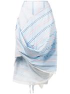Vivienne Westwood Striped Tulle Skirt - Blue