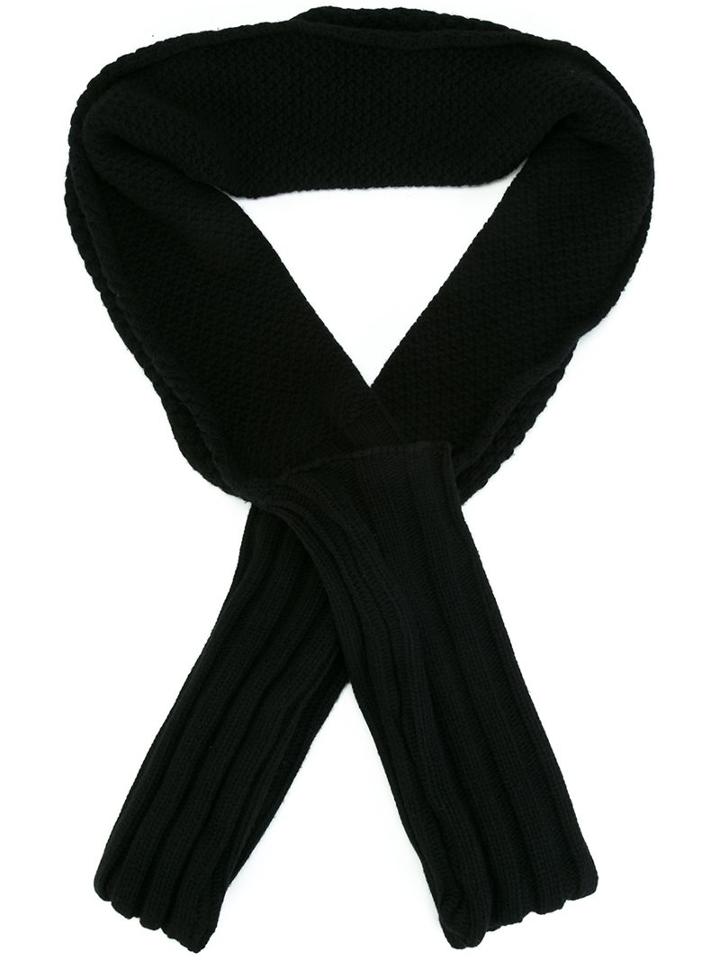 Chalayan Glove Scarf, Adult Unisex, Black, Cashmere/merino