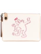 Coach Coach X Keith Haring Turnlock Wristlet - Nude & Neutrals