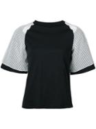 Facetasm - Layered T-shirt - Women - Cotton - 2, Black, Cotton