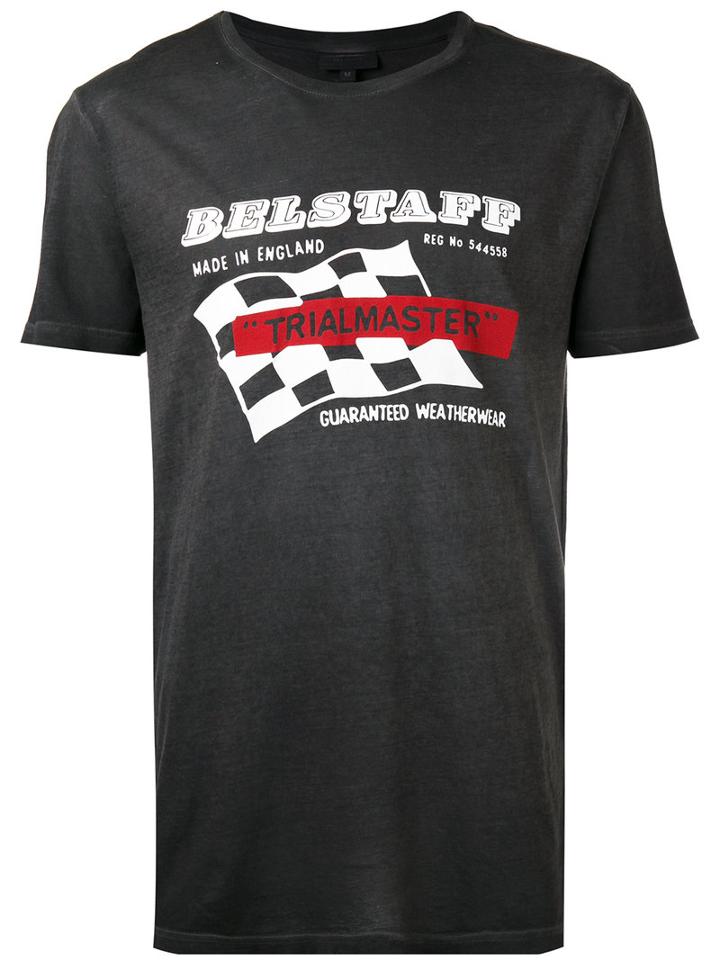 Belstaff Logo Printed T-shirt, Men's, Size: Xl, Black, Cotton