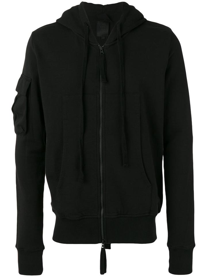 Thom Krom Zip Hoodie, Men's, Size: Medium, Black, Cotton