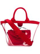 Prada Pvc Tote Bag - Red