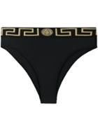 Versace Jeans Meander Bikini Bottom - Black